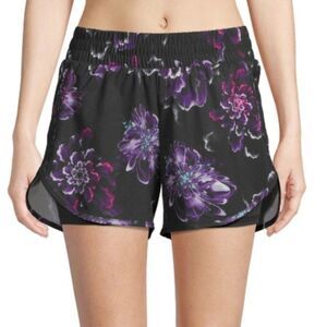 Avia Printed Floral Running Shorts Size Small NWT